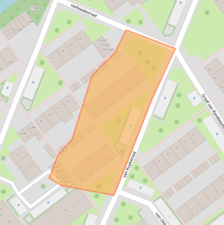 Kaart van postcodegebied 7942GR.