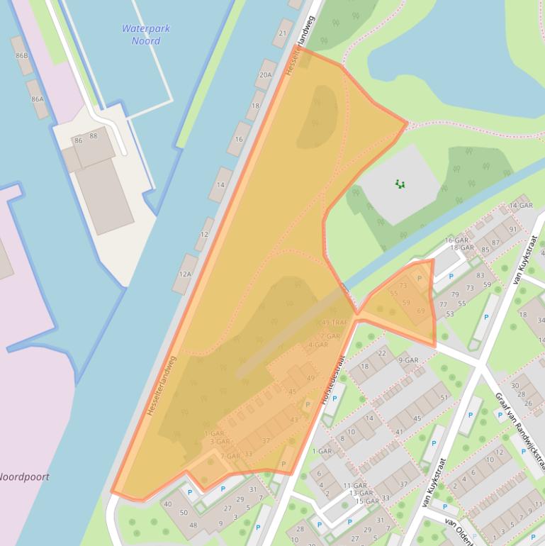 Kaart van postcodegebied 7942GW.