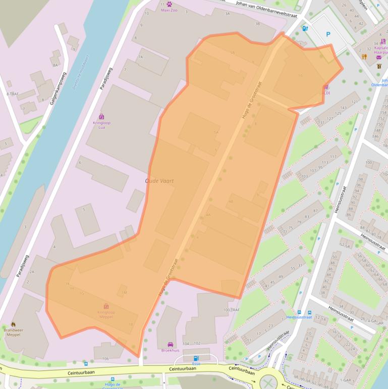 Kaart van postcodegebied 7942HA.