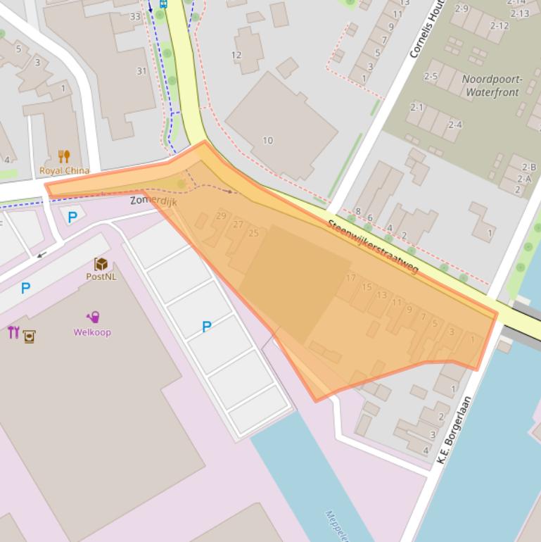 Kaart van postcodegebied 7942HL.