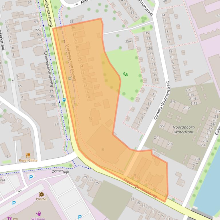 Kaart van postcodegebied 7942HP.