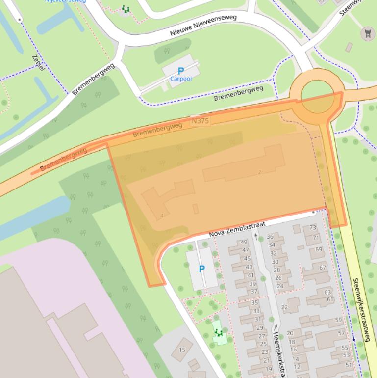 Kaart van postcodegebied 7942HV.