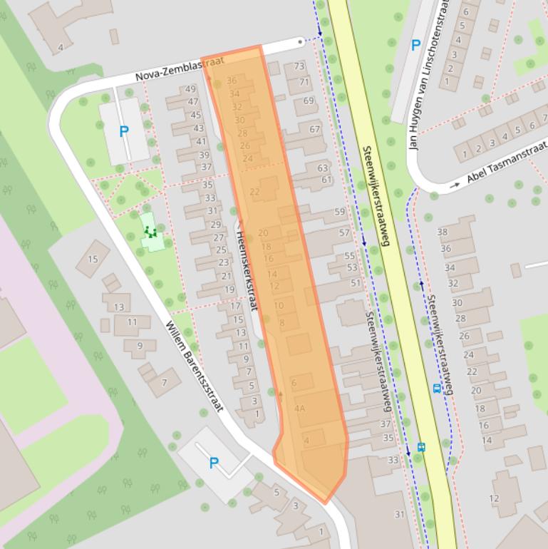 Kaart van postcodegebied 7942HX.
