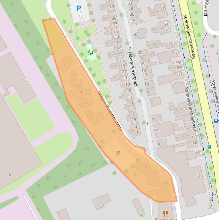 Kaart van postcodegebied 7942JA.