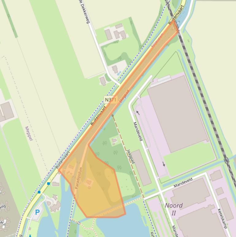 Kaart van postcodegebied 7942JH.