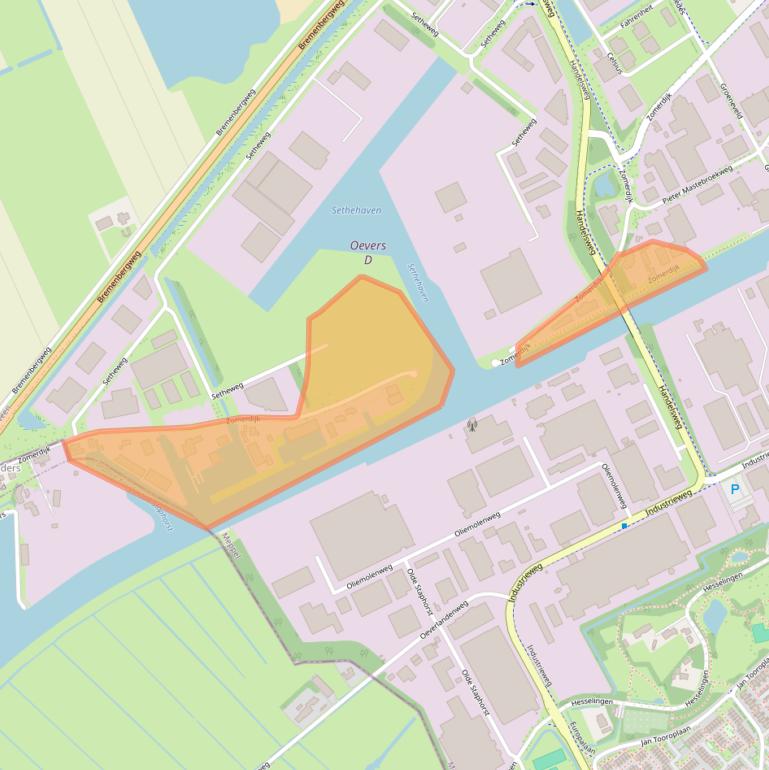 Kaart van postcodegebied 7942JS.