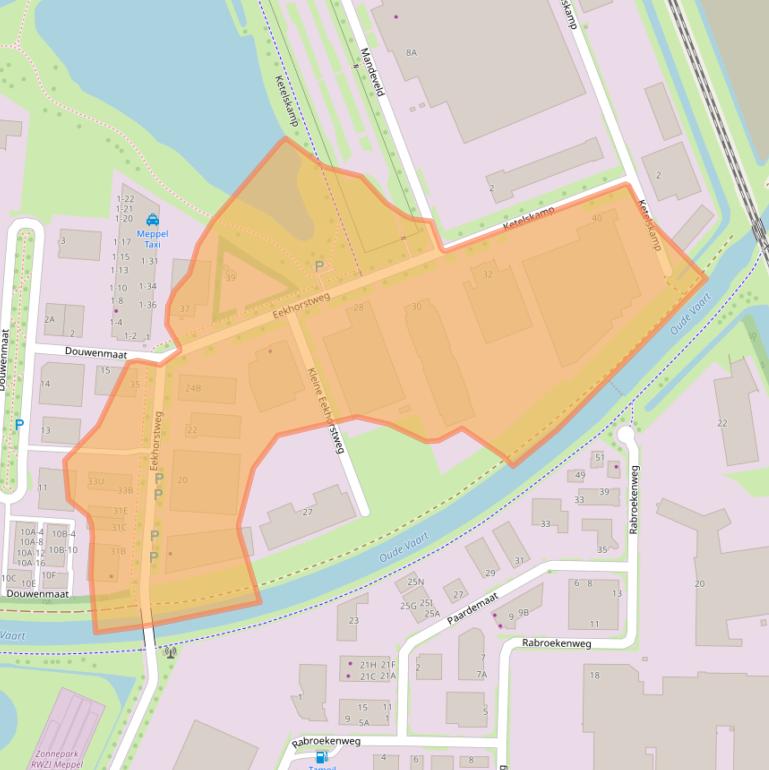 Kaart van postcodegebied 7942KC.