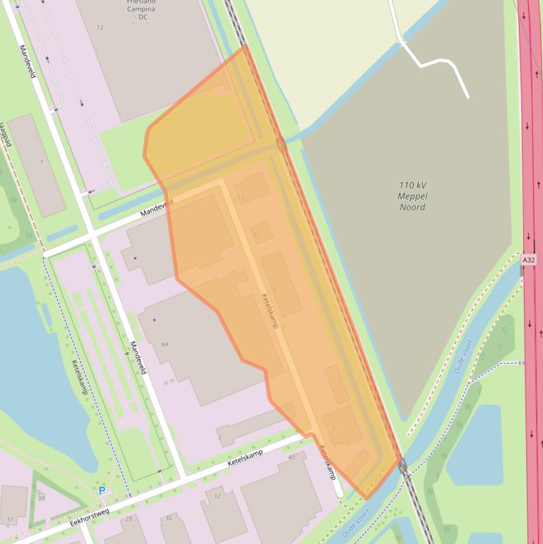 Kaart van postcodegebied 7942KG.