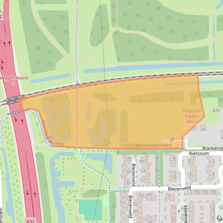 Kaart van postcodegebied 7942KP.