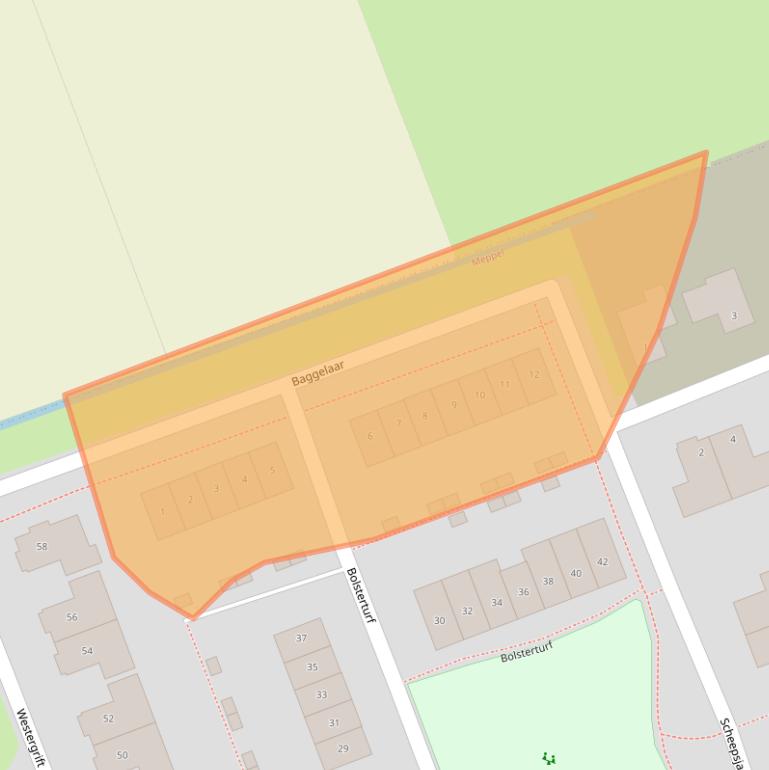 Kaart van postcodegebied 7942MB.