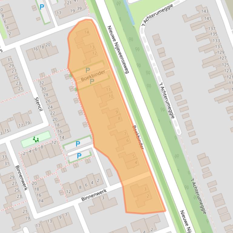 Kaart van postcodegebied 7942ND.