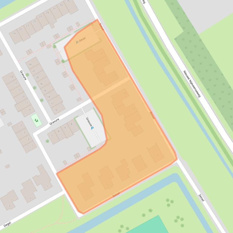 Kaart van postcodegebied 7942NK.