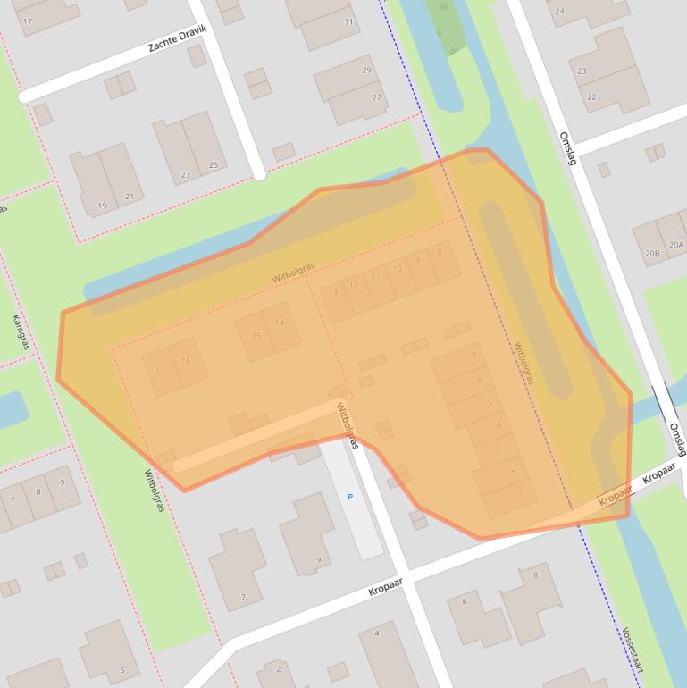 Kaart van postcodegebied 7942NS.