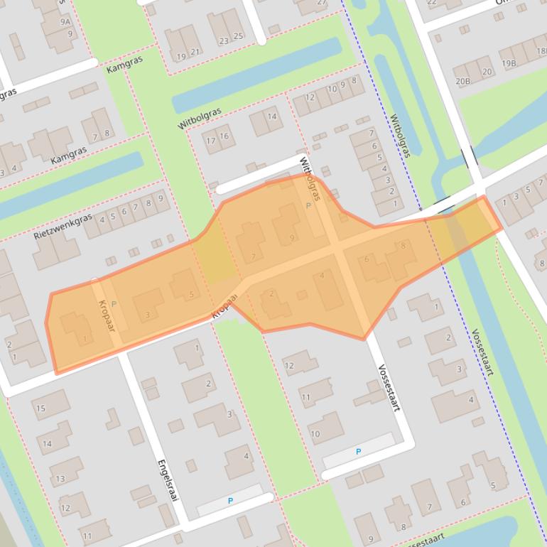 Kaart van postcodegebied 7942NV.