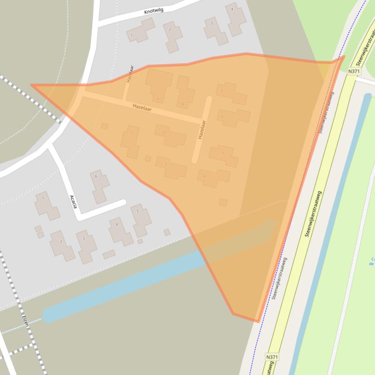 Kaart van postcodegebied 7942PW.