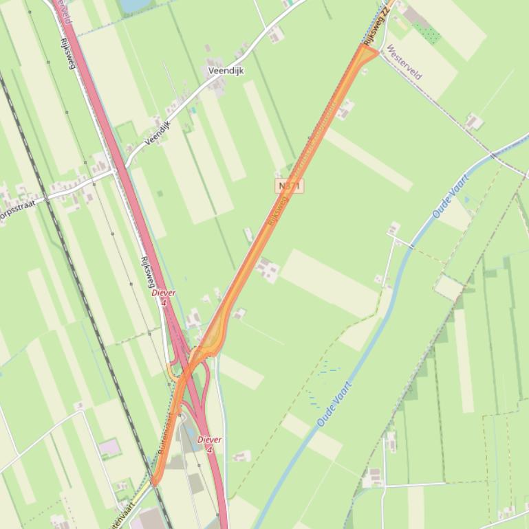 Kaart van postcodegebied 7942RH.