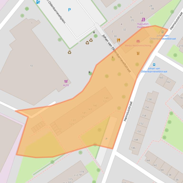 Kaart van postcodegebied 7942TS.