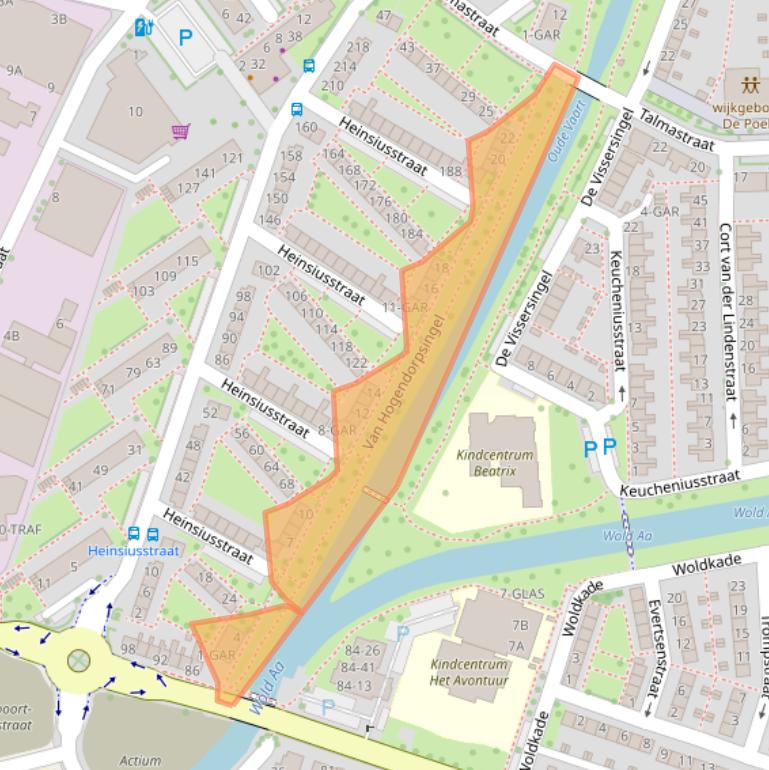 Kaart van postcodegebied 7942TZ.