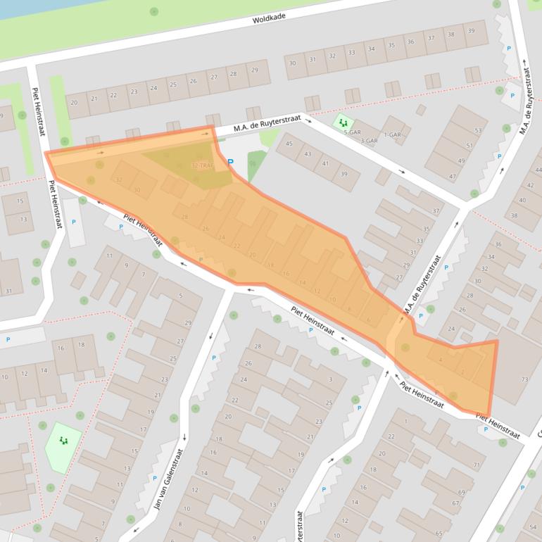 Kaart van postcodegebied 7942VD.