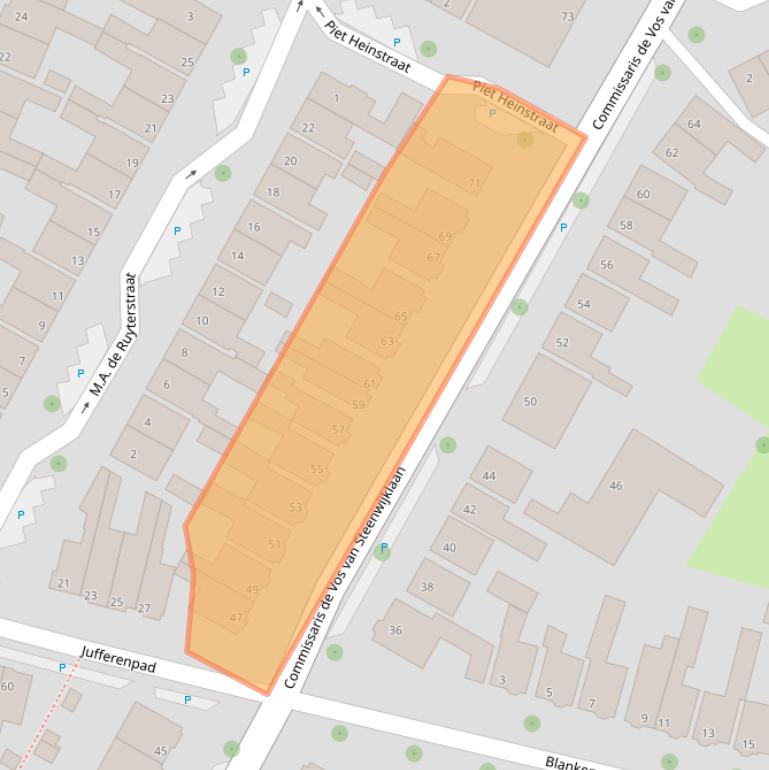 Kaart van postcodegebied 7942XM.