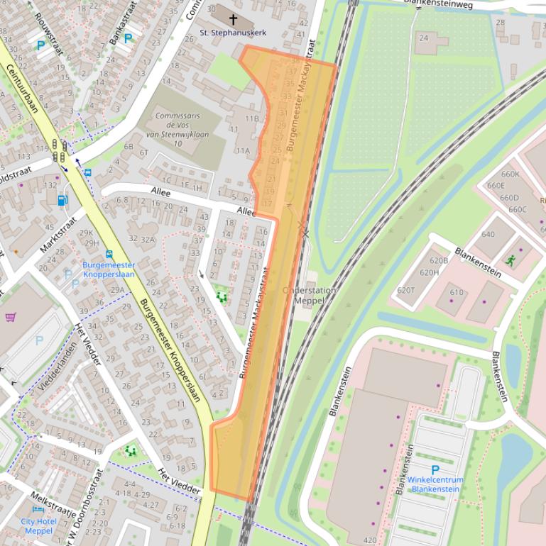 Kaart van postcodegebied 7942XT.
