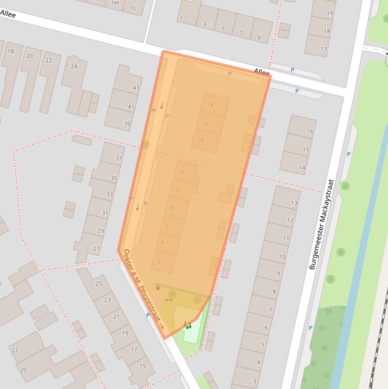 Kaart van postcodegebied 7942XW.