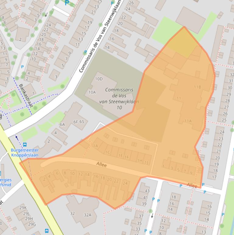 Kaart van postcodegebied 7942XZ.