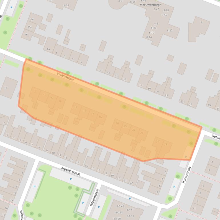 Kaart van postcodegebied 7943AC.