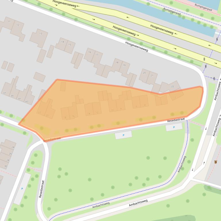 Kaart van postcodegebied 7943AD.