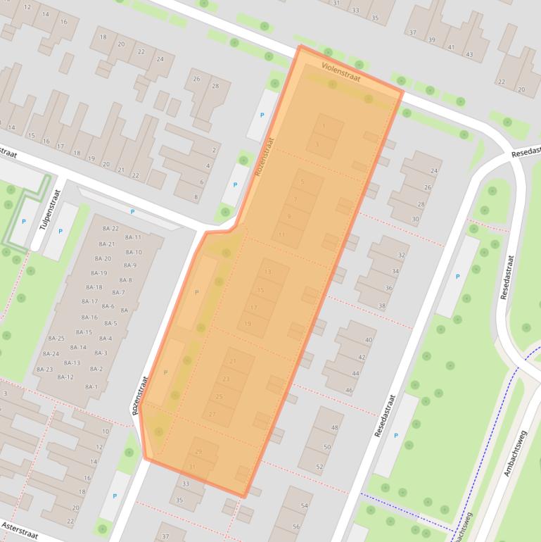 Kaart van postcodegebied 7943AH.