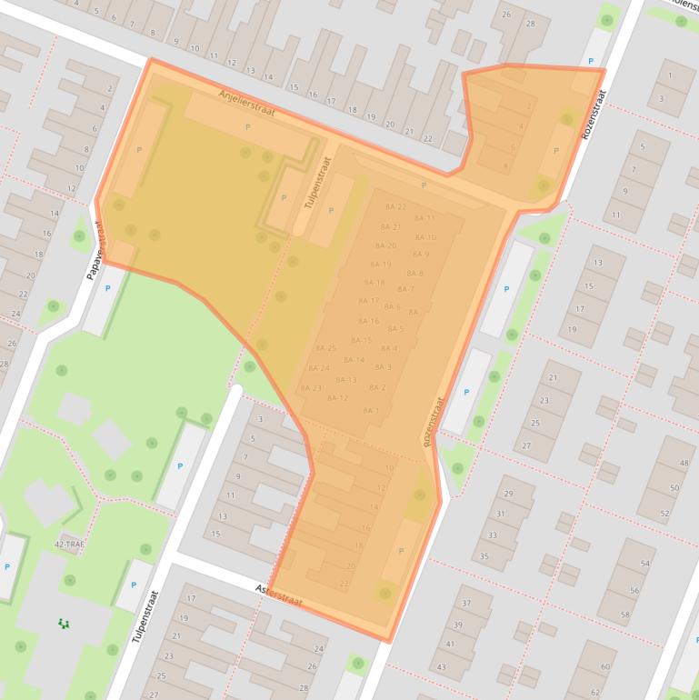 Kaart van postcodegebied 7943AK.