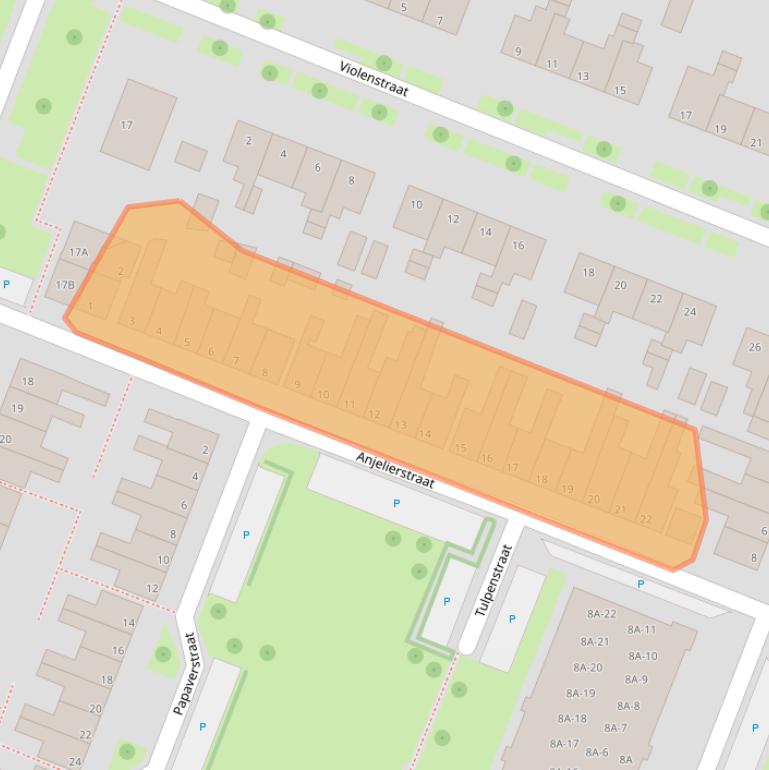 Kaart van postcodegebied 7943AM.