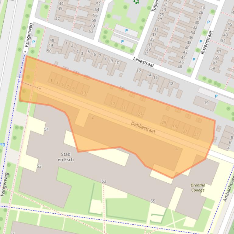 Kaart van postcodegebied 7943AP.