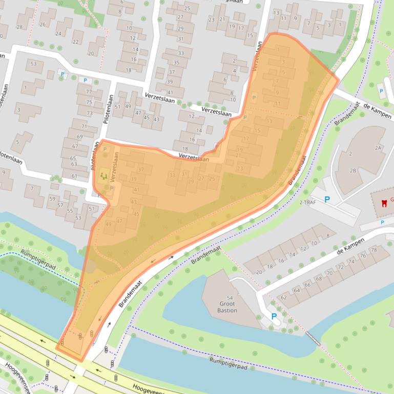 Kaart van postcodegebied 7943CK.