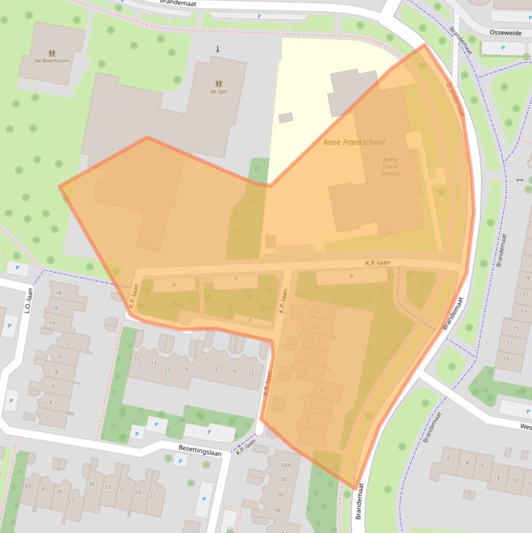 Kaart van postcodegebied 7943CV.