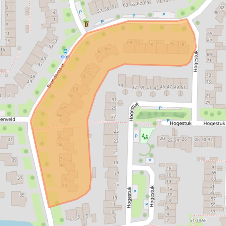 Kaart van postcodegebied 7943EX.