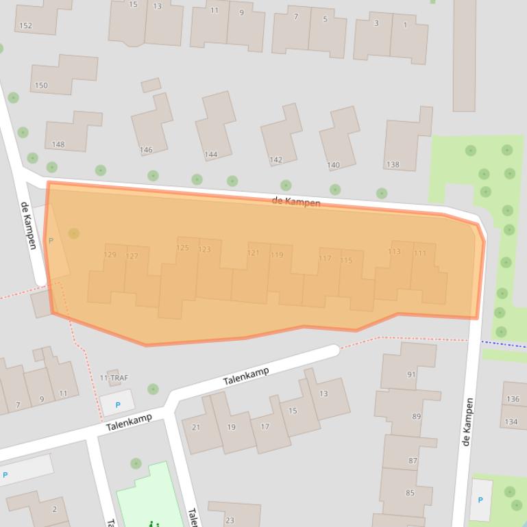 Kaart van postcodegebied 7943HC.