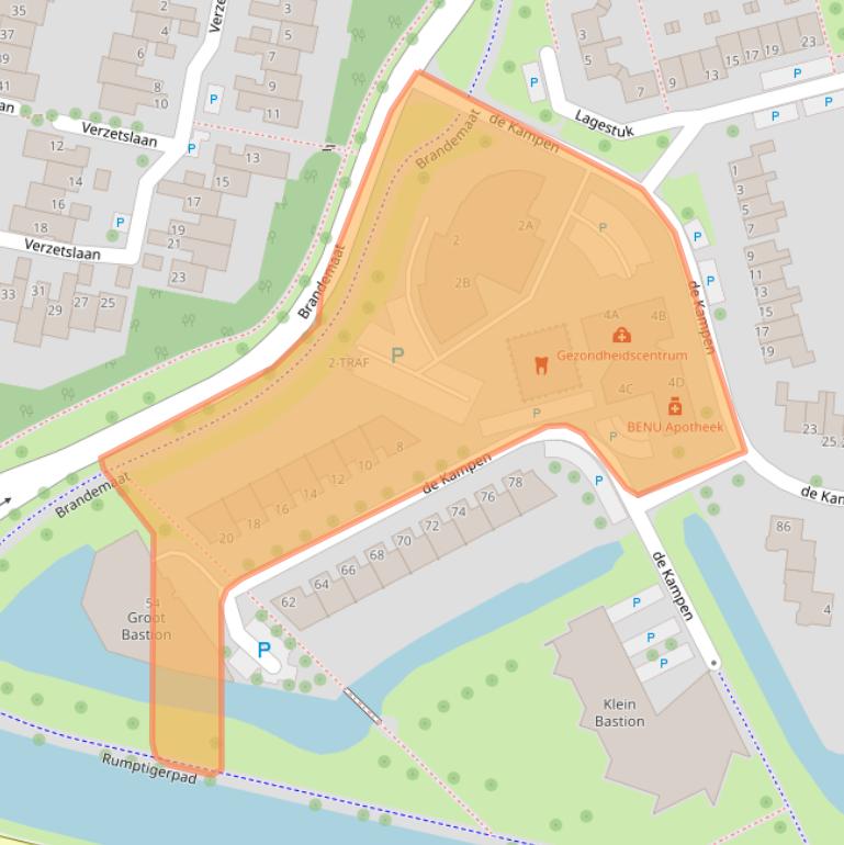 Kaart van postcodegebied 7943HE.