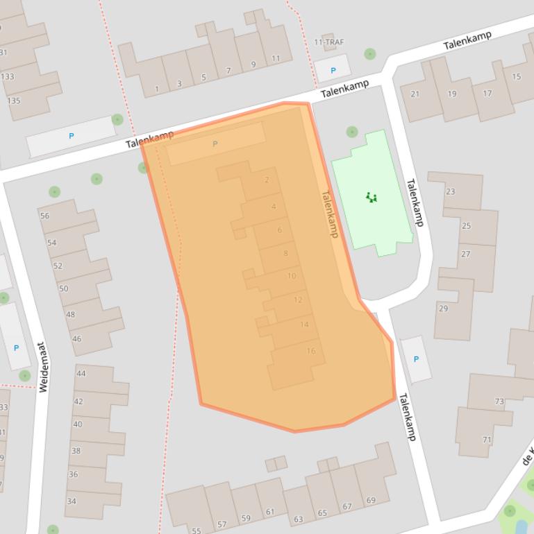 Kaart van postcodegebied 7943HH.