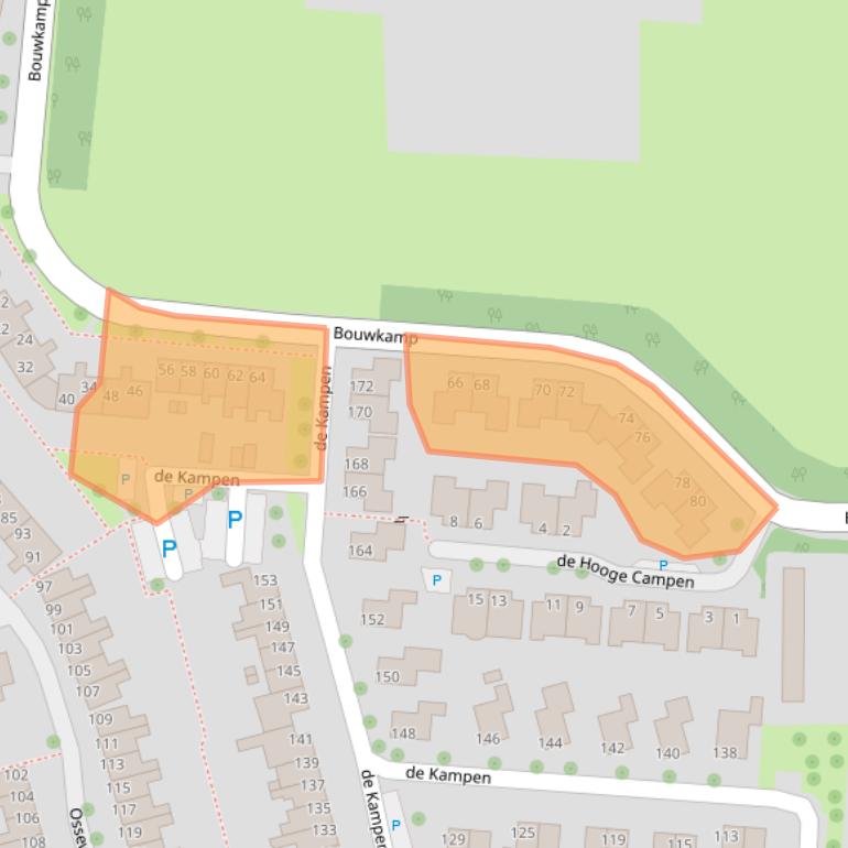 Kaart van postcodegebied 7943HL.