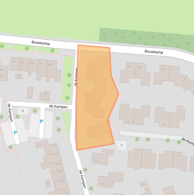 Kaart van postcodegebied 7943HT.