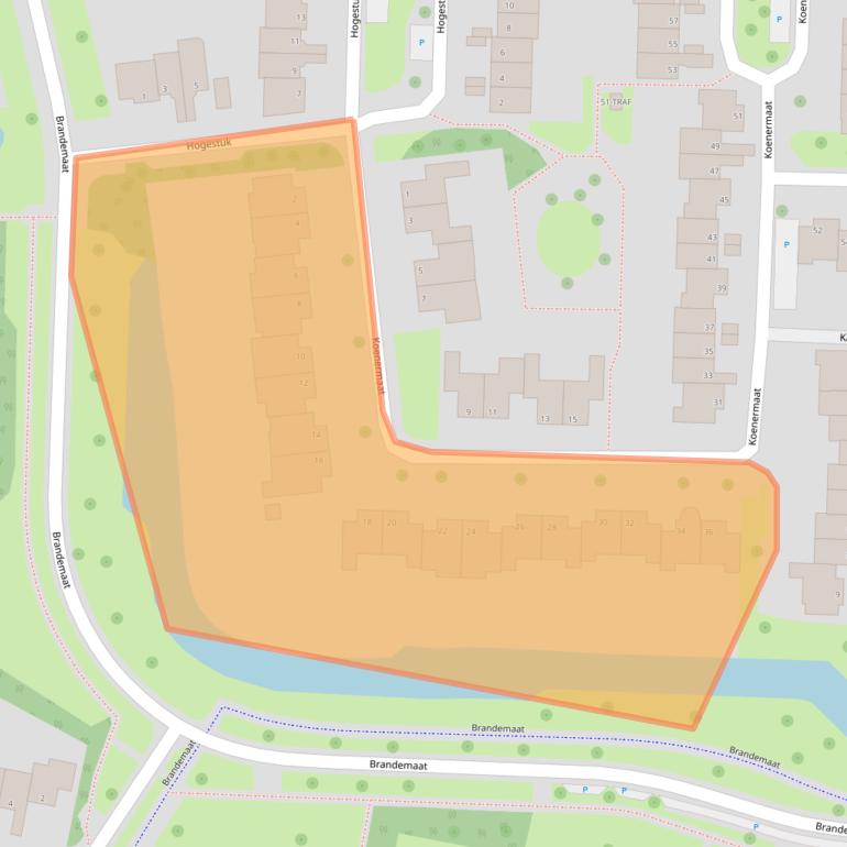 Kaart van postcodegebied 7943JG.