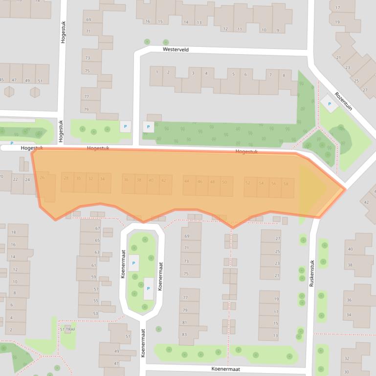 Kaart van postcodegebied 7943JV.