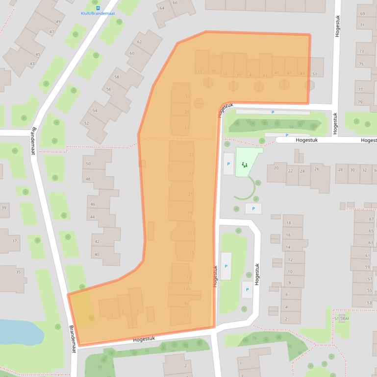 Kaart van postcodegebied 7943JW.
