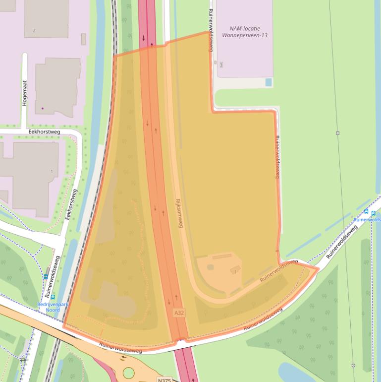 Kaart van postcodegebied 7943KJ.
