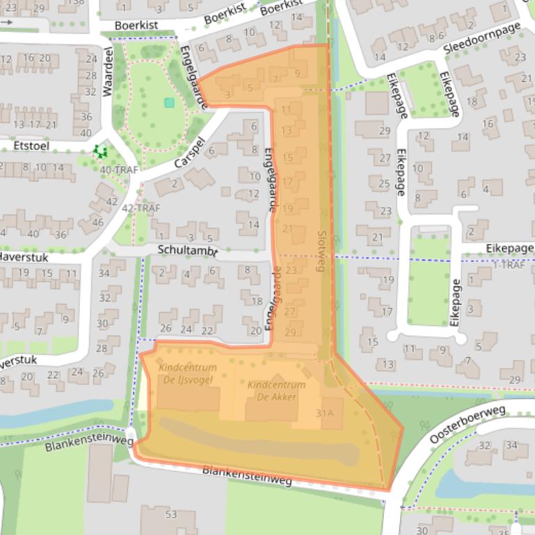 Kaart van postcodegebied 7943LD.