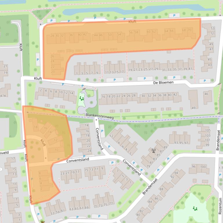 Kaart van postcodegebied 7943LN.
