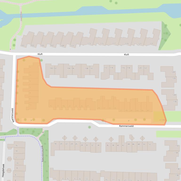 Kaart van postcodegebied 7943LS.