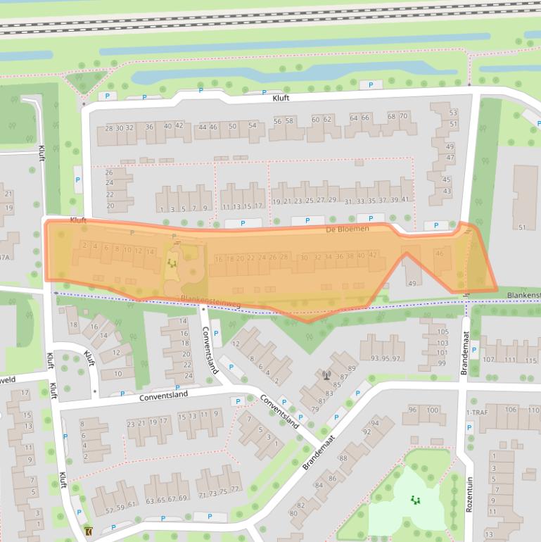 Kaart van postcodegebied 7943LV.