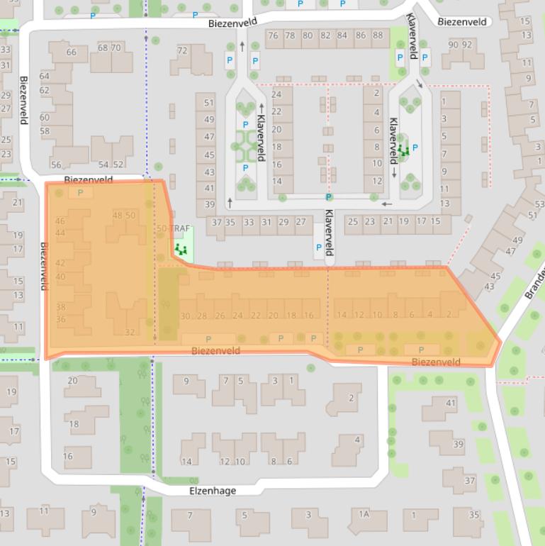 Kaart van postcodegebied 7943MC.